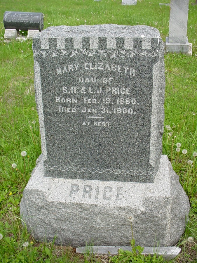  Mary Elizabeth Price