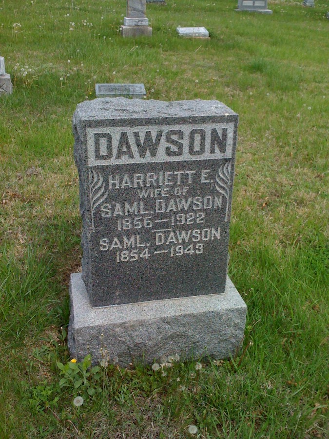  Samuel E. Dawson & Harriet E. Muzzy