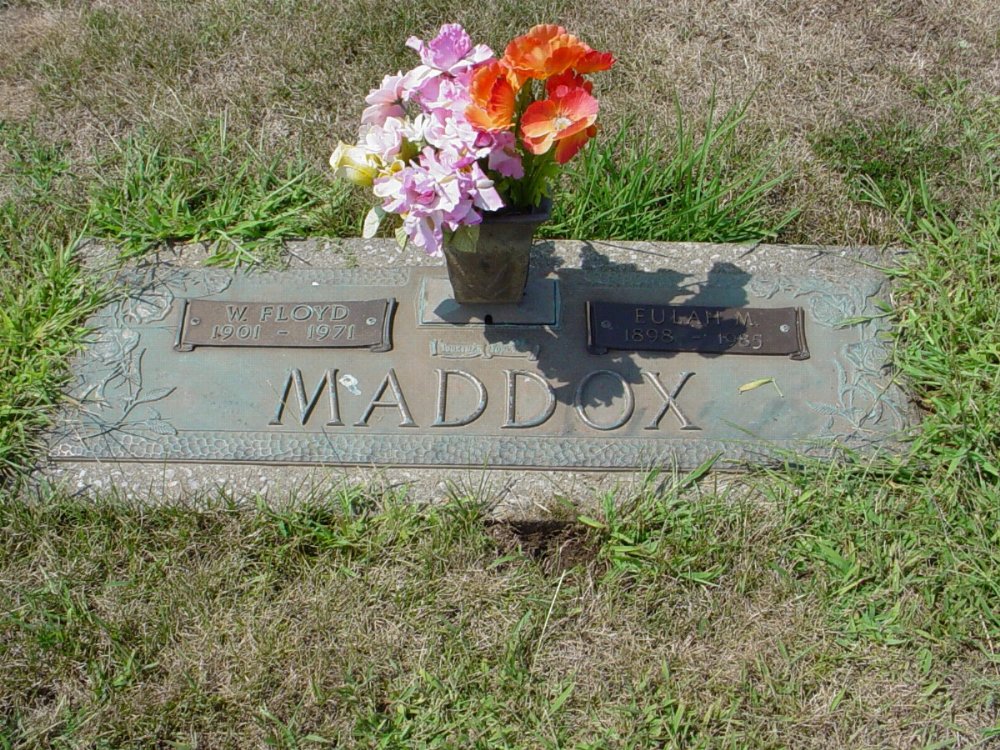  Walter Floyd Maddox and Eulah M. Carrington