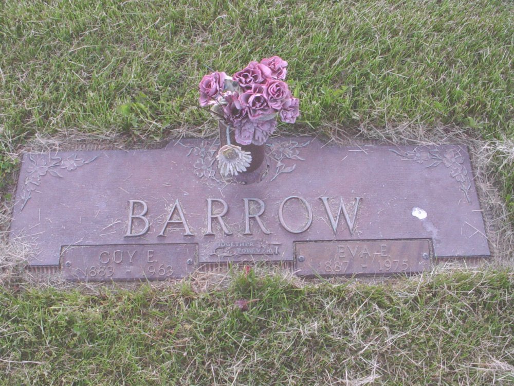  Guy E. Barrow & Eva Elizabeth Cave