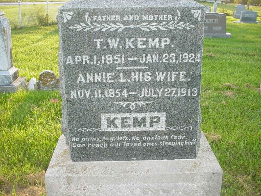  Thomas W. Kemp and Annie L. Galwith