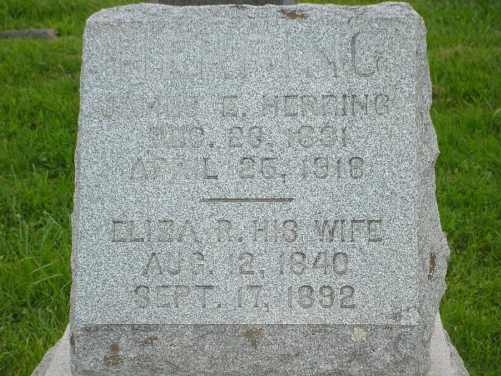  James E. Herring and Eliza R. Conger