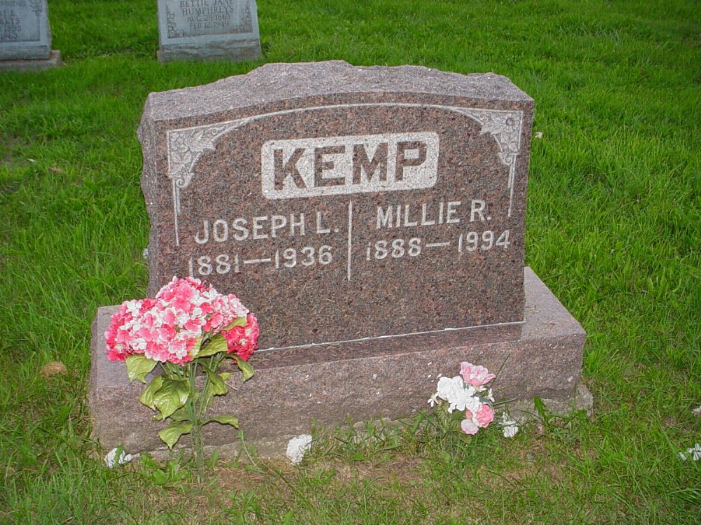  Joseph Kemp and Millie Rodecape.