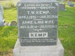 Thomas W. Kemp and Annie L. Galwith Thomas W. Kemp and Annie L. Galwith