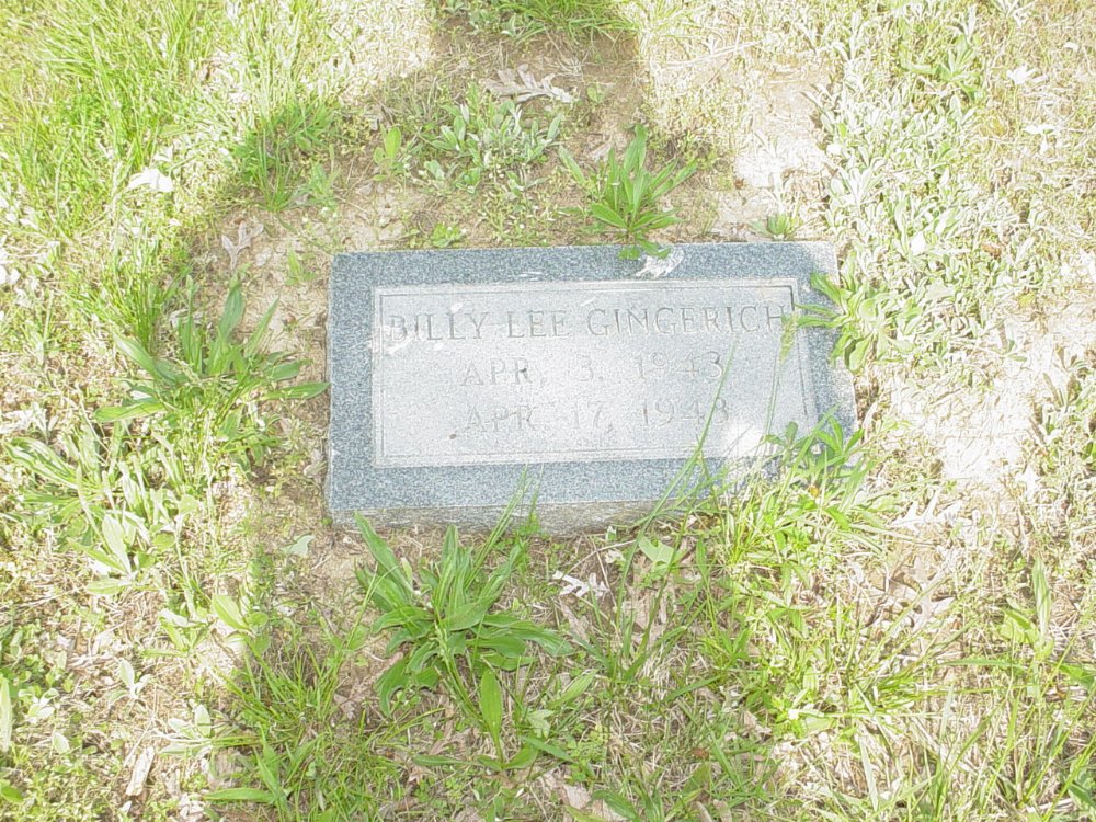  Billy Lee Gingerich