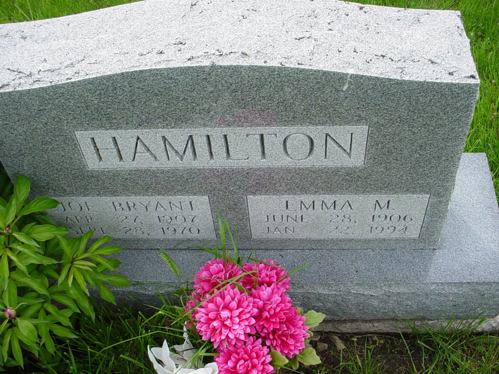  Joe B. & Emma M. Hamilton