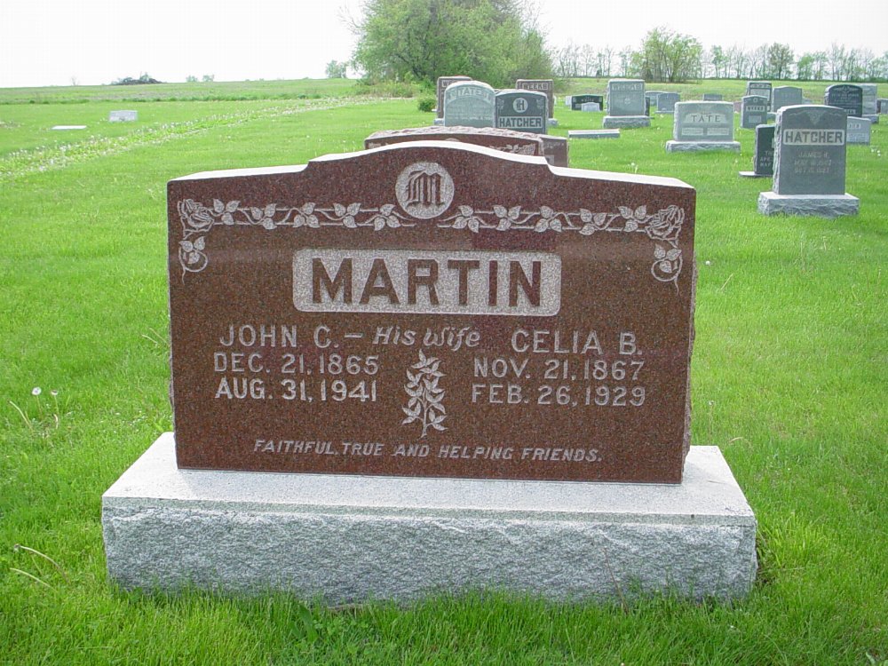  John C. Martin Sr. & Celia S. Benson