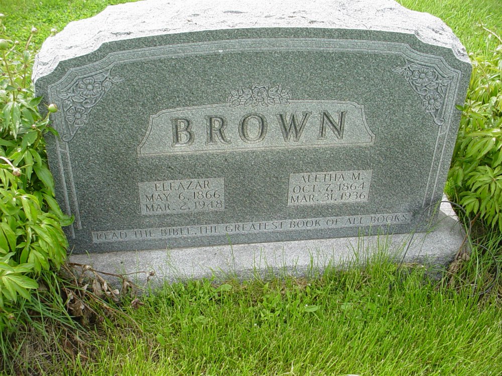  Eleazar Brown & Aletha Parson