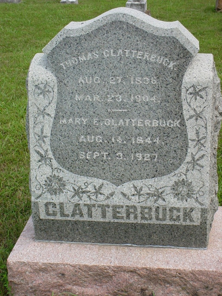  Thomas James Clatterbuck and Mary Elizabeth Foster