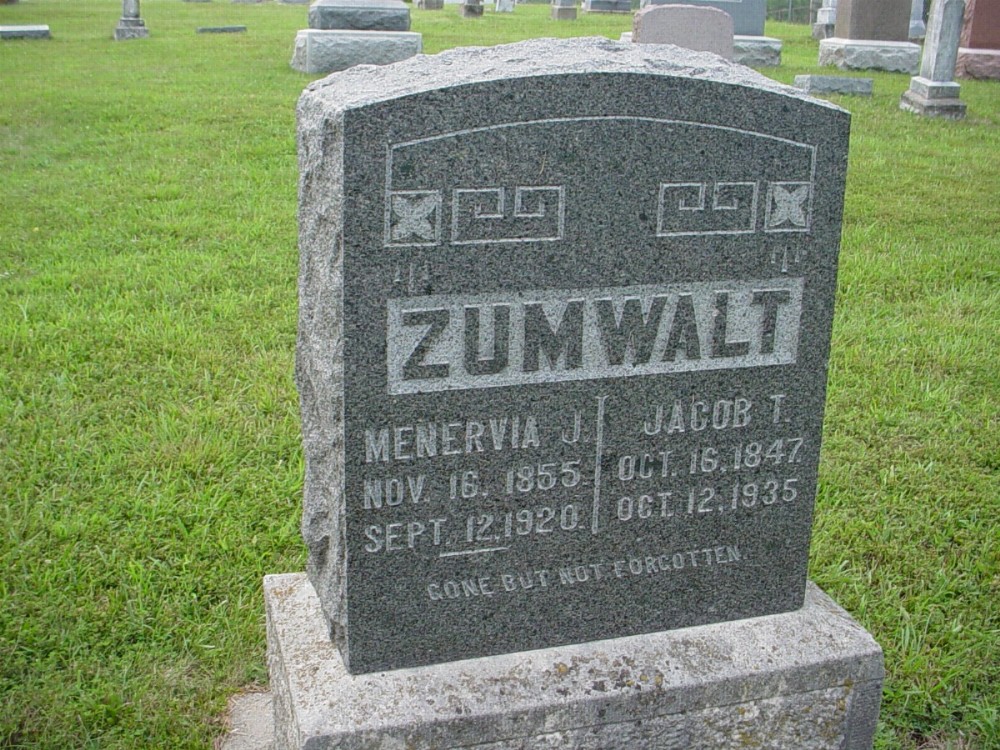  Jacob T. and Menervia J. Zumwalt