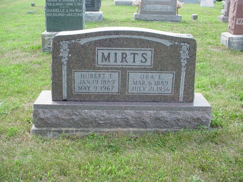  Hubert T. Mirts and Ora E. Cheatham