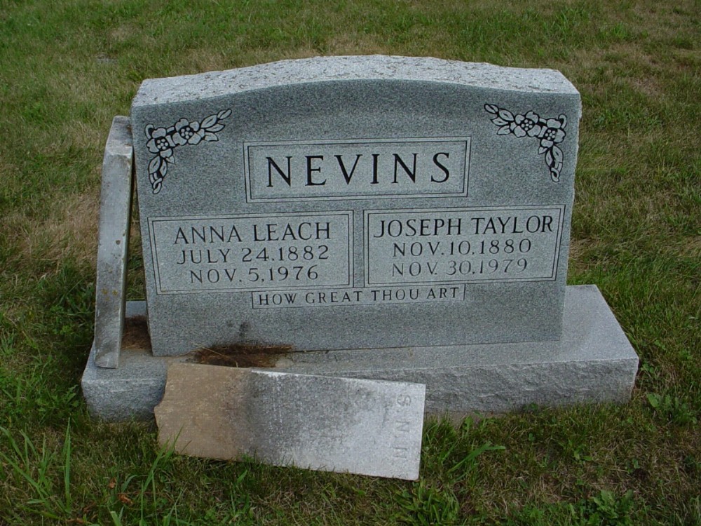  Joseph T. and Anna L. Nevins