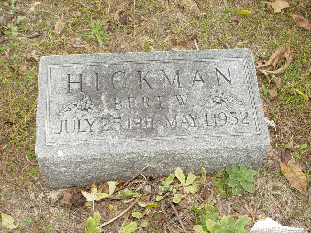  Bert W. Hickman