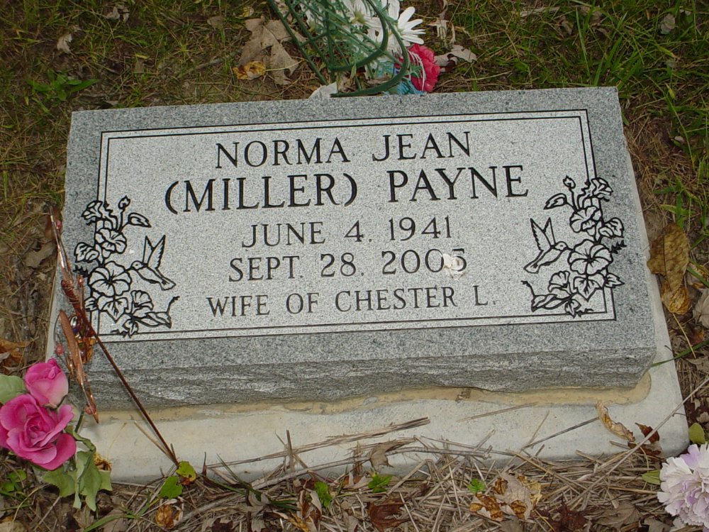  Norma Jean Miller Payne