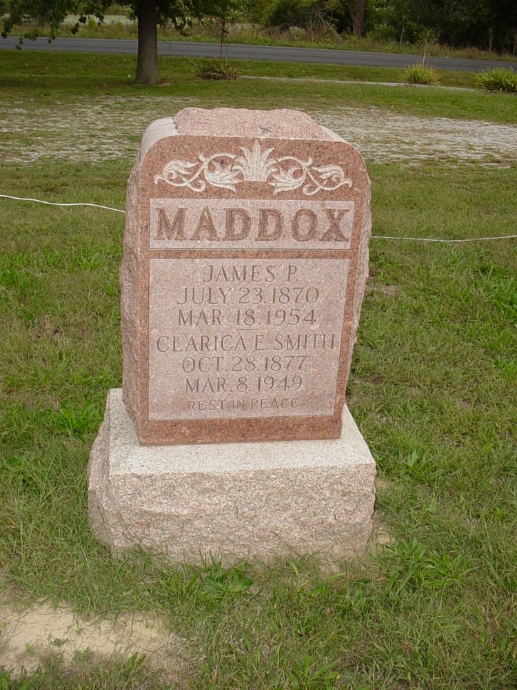  James P. & Clarica E. Maddox