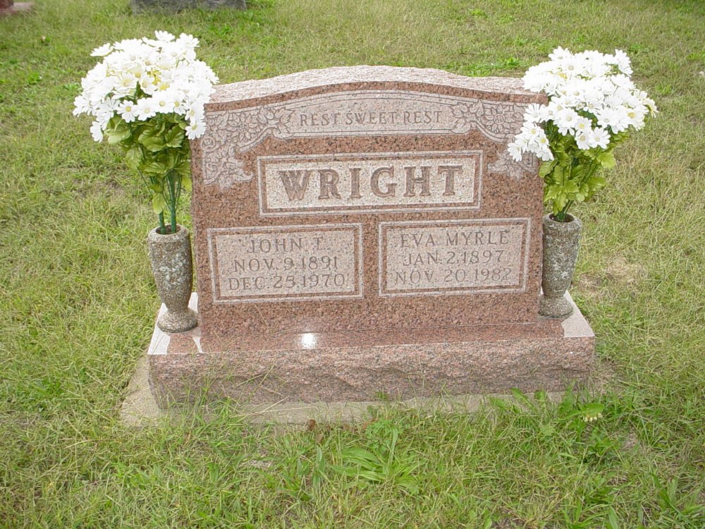  John T. Wright & Eva Merle Woods