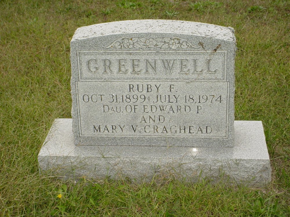  Ruby F. Craghead Greenwell