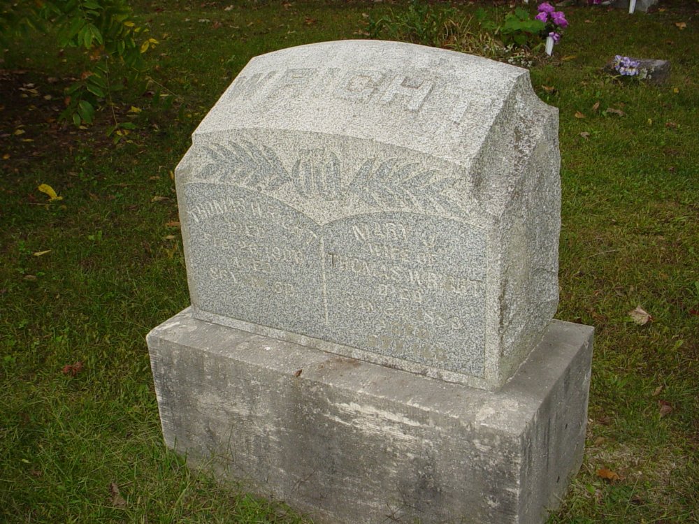  Thomas Wright & Mary Jane Houchins