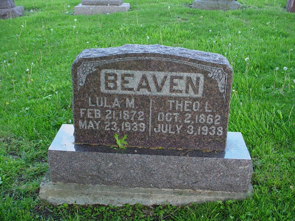  Theodore L. Beaven & Martha F. Moore