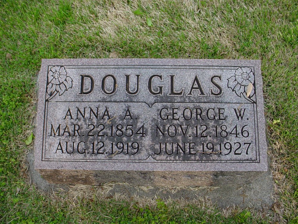  George W. Douglas & Ann M. Bowman