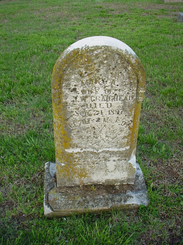  Mary A. Hendrix Craighead