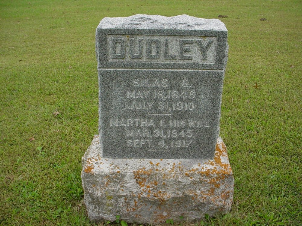  Silas Dudley & Martha Lawrence
