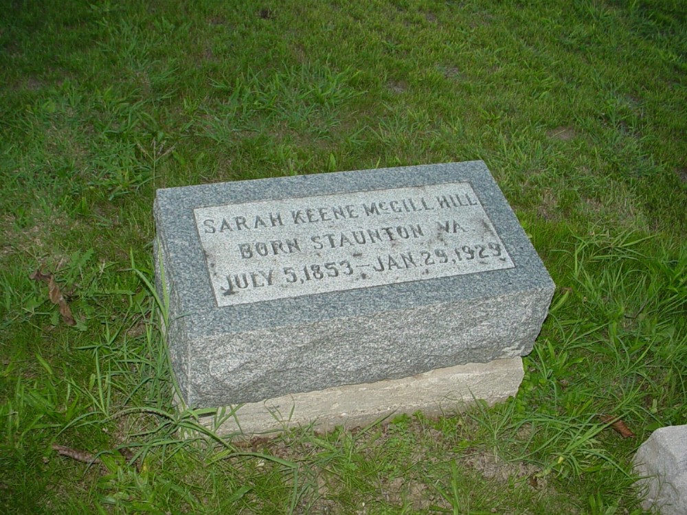  Sarah Keene McGill Hill