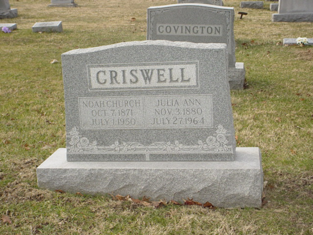 Noah C. Criswell & Julia A. Loyd