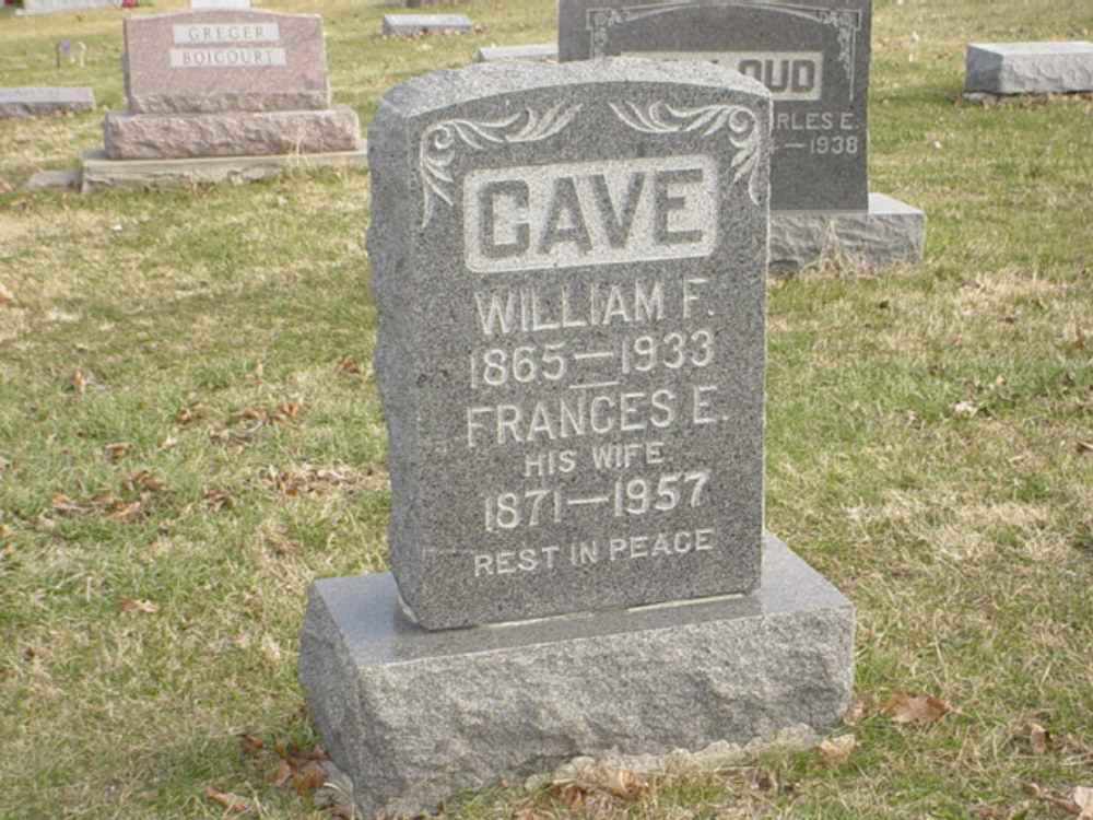  William F. Cave & Frances E. Mitchell