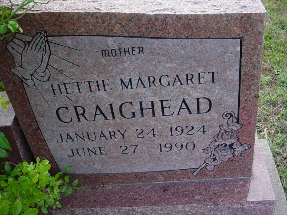  Hettie Margaret Craighead