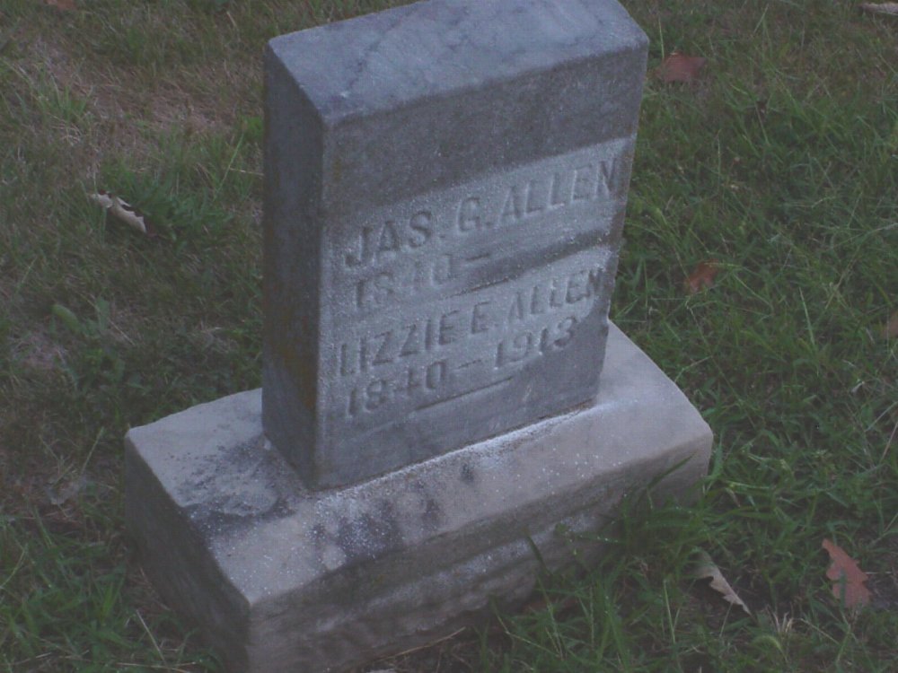  James Allen & Lizzie E. Decker
