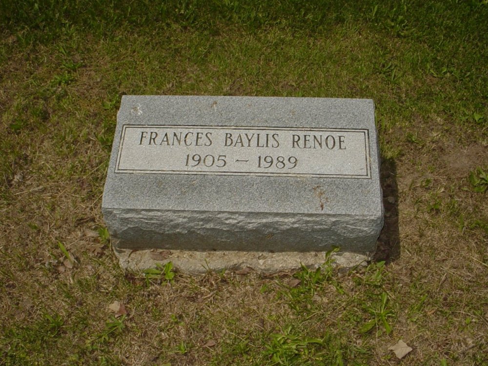  Frances Baylis Renoe