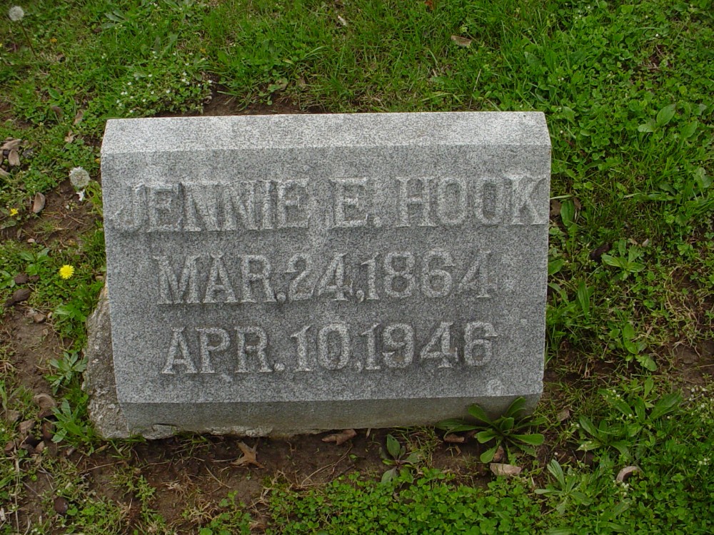  Jennie E. McMurtry Hook