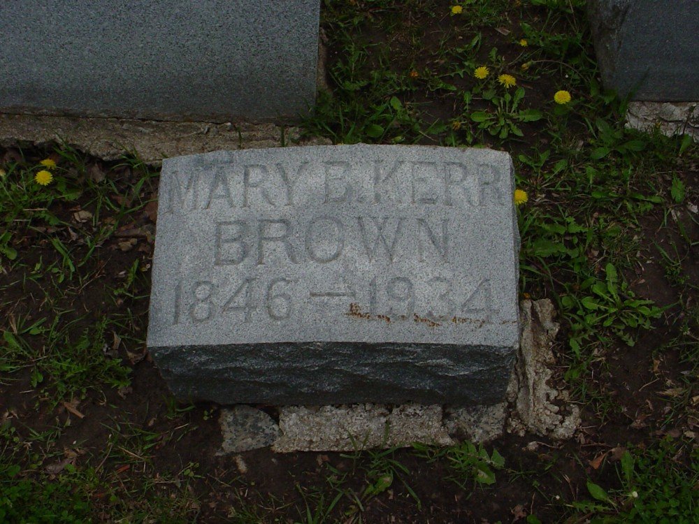  Mary Bell Kerr Brown