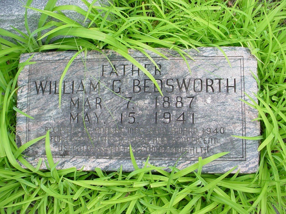  William G. Gladstone Bedsworth