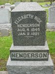 Elizabeth Rice Henderson Elizabeth Rice Henderson