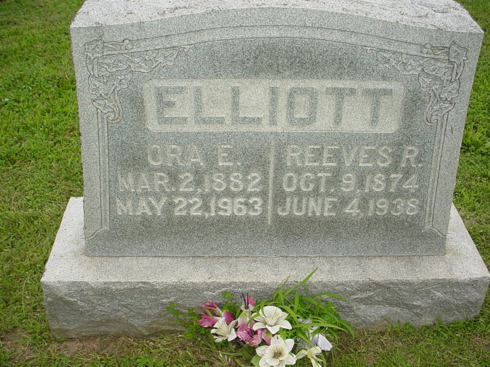  Reeves R. Elliott & Ora E. Wagers