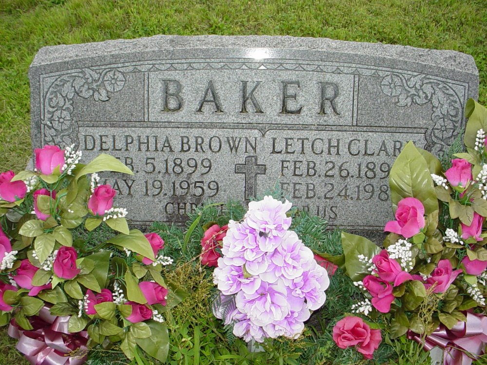  Letch C. Baker & Delphia O. Brown