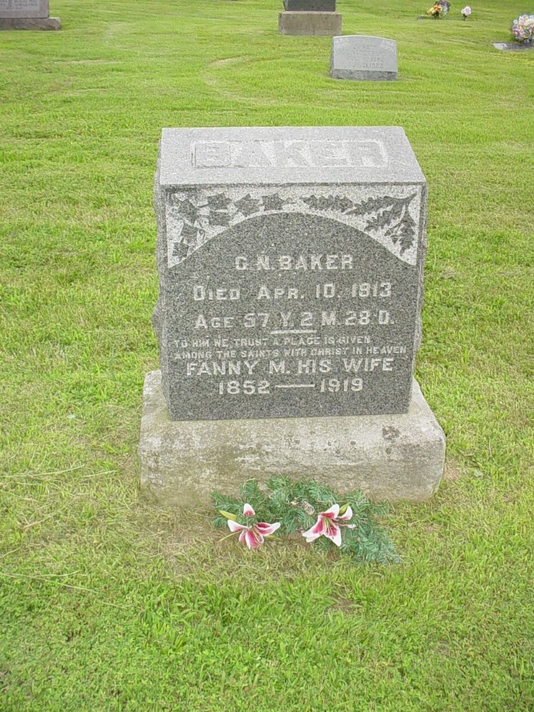  Charles N. Baker & Fannie M. Clark