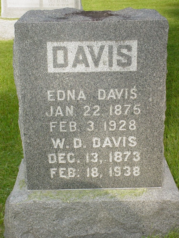  W.D. and Edna Davis