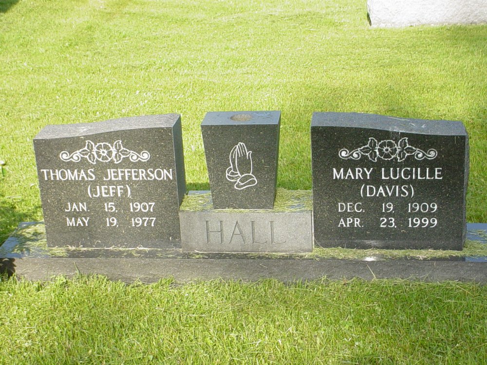  Thomas J. Hall and Mary L. Davis