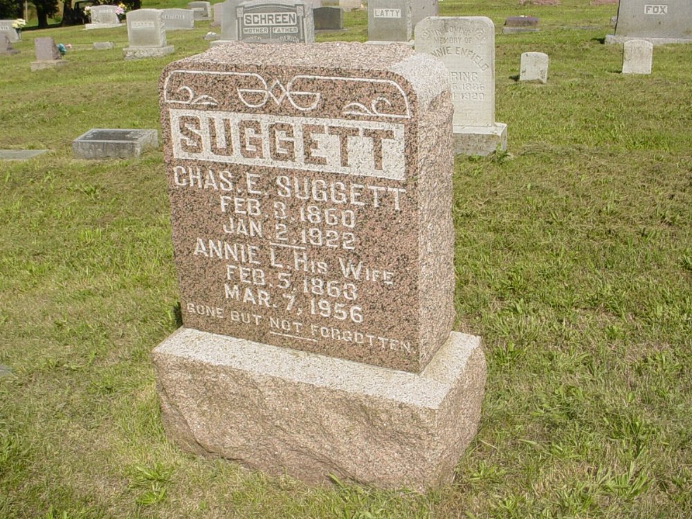  Charles E. Suggett and Annie L. Rice