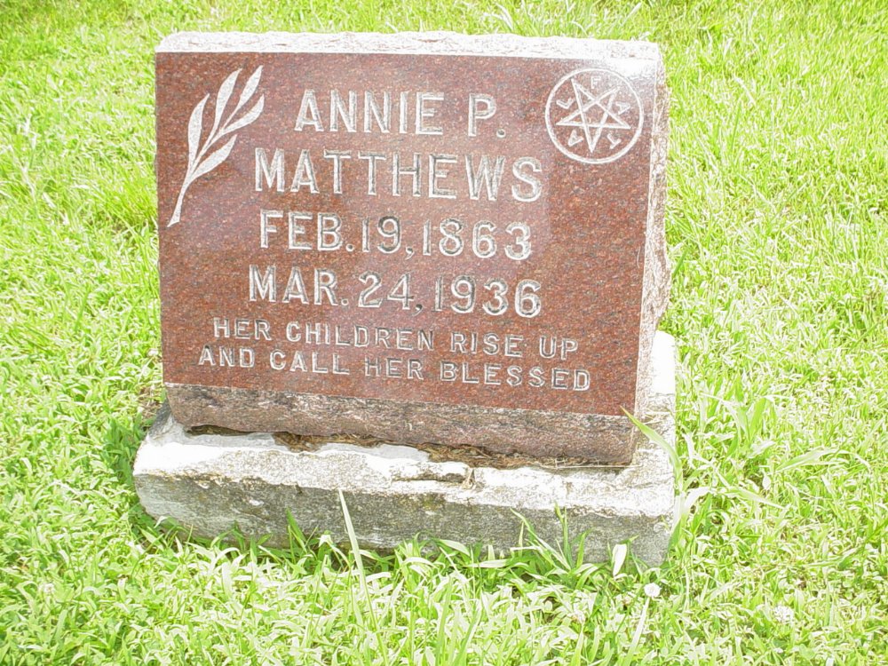  Annie P. Matthews