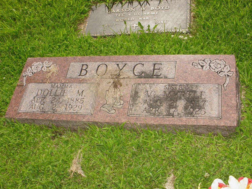  Dollie M. Chaney Boyce & Virgie Myrtle Boyce