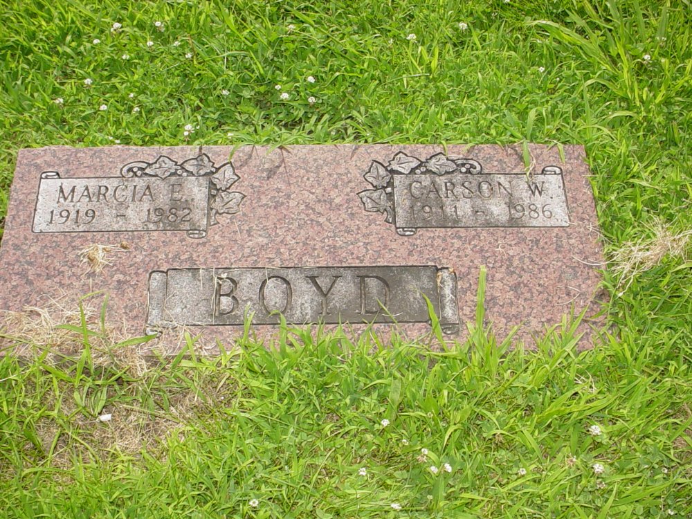  Carson W. & Marcia E. Boyd