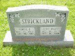  Virgil B. Strickland & Effie M. Foster