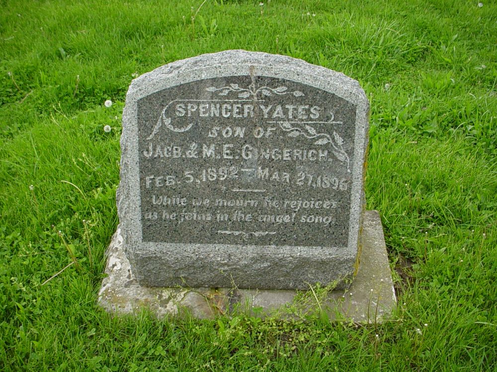  Spencer Yates Gingerich