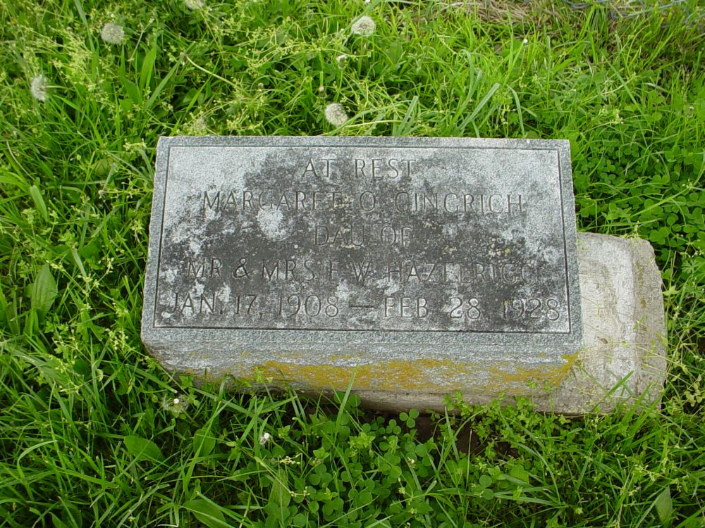  Margaret O. Hazelrigg Gingrich
