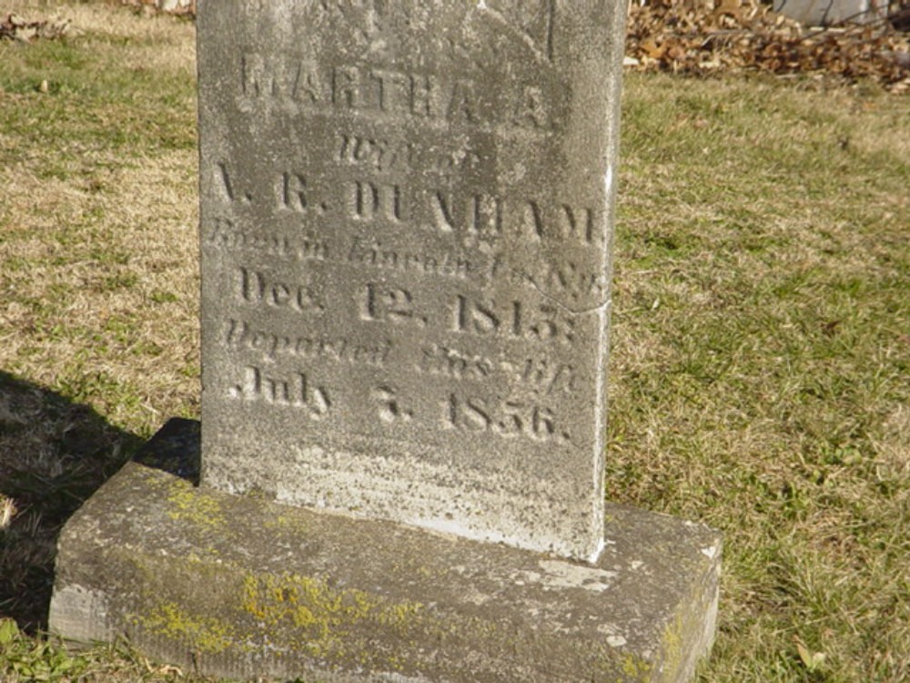  Martha A. Dunham