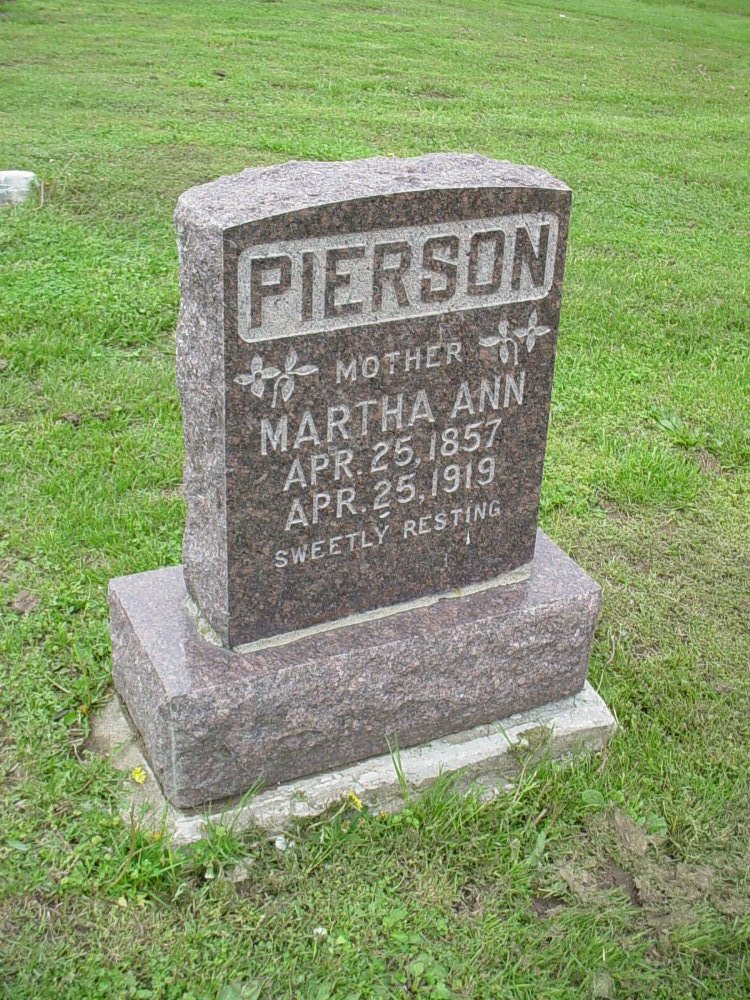  Martha Ann Massey Pierson